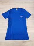Базовая женская футболка YN. М синяя., фото №4