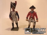 2 tin soldiers. Height 6 cm., photo number 2