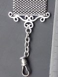 Łańcuch-albertina w formie taśmy Krymskiej medale z listwą SEBASTOPOL, srebrny, Francja, numer zdjęcia 11
