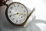 Старинные карманные  часы  ( серебро 800), фото №2