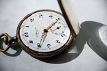 Старинные карманные  часы  ( серебро 800), фото №5