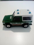 Машинка Mersedes-Benz G-MODEL POLIZEI, железная, тяжёлая, фото №2