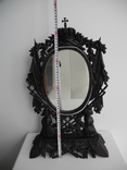 Большое чугунное зеркало . Германия 19 век ( Клеймо ), фото №3