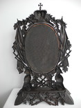 Большое чугунное зеркало . Германия 19 век ( Клеймо ), фото №11