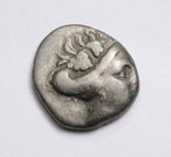 Острів Евбея, м.Гістіея (Ореос), срібний тетробол, ІІІ-ІІ ст. до н.е., фото №6