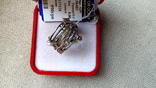 Кольцо серебро 925 вставки  жемчуг., фото №6