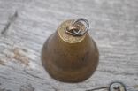 Старинный античный бронзовый колокол Колокольчик СССР, фото №9