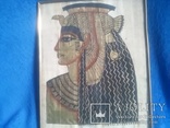 Папирус из Египта в металлической рамке 30Х40 см, фото №2