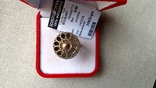Кольцо  , серебро 925 , напайка золото 585., фото №7