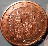 1 евро цент. Испания 2008, фото №3
