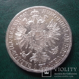 Флорин  1861  Австро-Венгрия   серебро     ($10.3.19)~, фото №3
