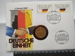 2 марки ФРГ 1990 года Немецкое единство, фото №2
