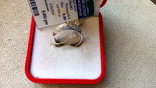 Кольцо серебро 925 вставки цирконы., photo number 11