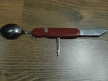 Туристический набор 6в1 нож,вилка,нож,штопор,открывалка,шило, фото №7