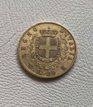 Италия 20 лир 1863 год золото 6,45 грамм 900’, фото №3