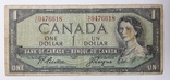 Канада 1 доллар 1954 год, фото №2