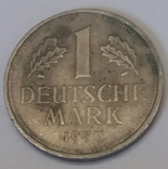 Німеччина 1 марка, 1990, фото №2