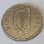 Ірландія 10 пенсів, 1978, фото №3