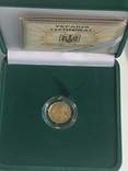 Золото монета 2 гривні Стрілець 2007, фото №2