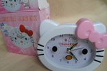 Часы детские с будильником Hello Kitty, фото №2