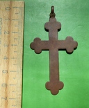 Крупный  нательный крест с узором, фото №4