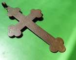 Крупный  нательный крест с узором, фото №6