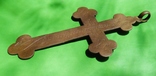 Крупный  нательный крест с узором, фото №7