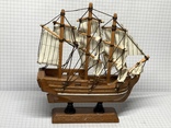 Винтажная деревянная модель корабля с Англии  H.M.S. Bounty, фото №5
