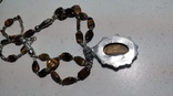 Ожерелье ,камень,посеребрение, фото №4