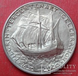 США , 1/2 доллара ( 50 центов ) 1920 г., '300 лет прибытию Отцов-пилигримов', фото №5