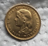 10 гульденов 1897 год Нидерланды золото 6,72 грамм 900’, фото №3