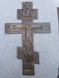 Крест в бронзе. 19 век., фото №2