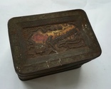 Коробка Чай товарищества Караванъ до 1917г с сохранившимися рисунками, фото №3