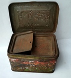 Коробка Чай товарищества Караванъ до 1917г с сохранившимися рисунками, фото №8