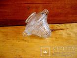 Старовинна скляна лампадка, фото №10