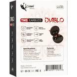 Stereo Bluetooth Headset Krazi TWS Diablo KZTS-101 Black 77719, фото №12