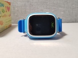Детские часы с GPS трекером Q90 Blue Wi-Fi, photo number 3