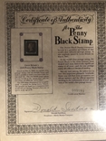 Первая марка мира. Чёрный пенни. 1840 год. С сертификатом и буклетом., фото №4