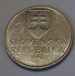 Словаччина 5 крон, 1995, фото №3