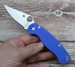 Нож Spyderco Para-Military cиний реплика, numer zdjęcia 5