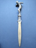 Антикварный нож для бумаг, писем стиля Модерн, начала 20 в., фото №2