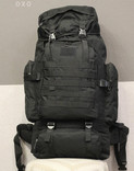 Тактический, туристический рюкзак на 70 литров (Черный), numer zdjęcia 2
