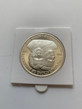 США. Серебро. 2001 г. 1 Oz 999 Two Generations Of Presidents George Bush Fine Silver Coin., фото №3