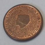 Нідерланди 1 євроцент, 2000, фото №3