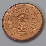 Австрія 1 євроцент, 2002, фото №3