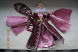 Фарфоровая кукла в костюме " Карачаевский праздничный костюм ". Из набора. Высота 19 см., фото №4