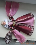 Фарфоровая кукла в костюме " Карачаевский праздничный костюм ". Из набора. Высота 19 см., фото №8