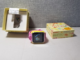 Детские телефон часы с GPS трекером, камерой Q200 Pink, фото №2