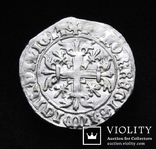 Король Неаполю Роберт І «Мудрий» (1309-1343рр.), срібний джильято 1309-1317рр., м.Неаполь, фото №7