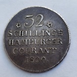 32 шиллинга 1809 год Гамбург, фото №2